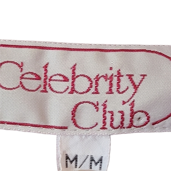 Celebrity Club vintage MEDIUM knit sweater 1980s grandpacore farmhousecore retro - Picture 4 of 8